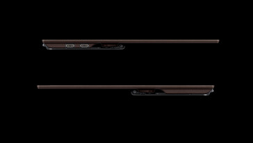 Vision Plus 14 的薄型设计和端口（图片来源：Vaio）