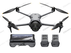 大疆创新设计的 RC Pro 2 遥控器带有折叠式显示屏。(图片来源：via Igor Bogdanov）