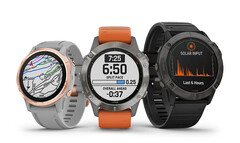 Garmin继续为Fenix 6系列及其同行带来小的变化。(图片来源：Garmin)