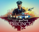 The Precinct》的官方关键图，展示了警官 Nick Cordell Jr.和核心视觉主题（图片来源：Fallen Tree Games via Games Press）
