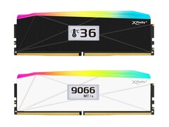 配备 OLED 屏幕的 XFinity+ 模块的黑色和白色版本。(图片来源：V-color）
