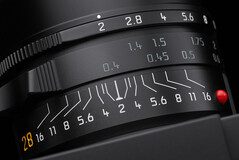 Summicron-M 28 f/2 镜头扩展的近距离对焦范围（图片来源：徕卡）