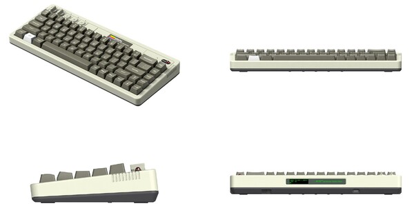 8BitDo Retro 68 键盘 AP50th 限量版的设计灵感来自Apple II。