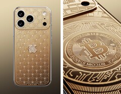 鱼子酱为Apple iPhone 17 Pro 配备了 18K 黄金（图片来源：Caviar）。