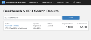 (图片来源：Geekbench）