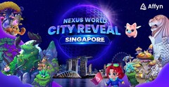 在 NEXUS World 元宇宙平台的早期营销活动中出现的 Affyn 新加坡总部的宣传剧照（图片来源：Affyn via Newsfile）