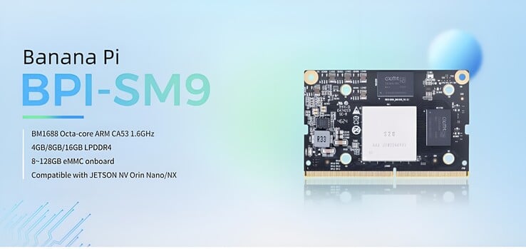 Banana Pi BPI-SM9 SBC 的显著特征。(图片来源：Banana Pi）