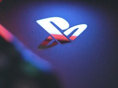 PlayStation 徽标特写照片
