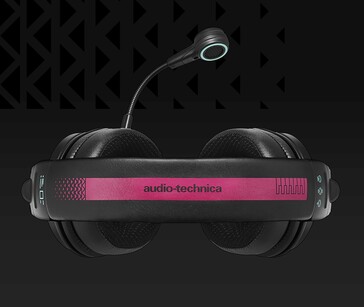 铁三角初音未来 ATH-M50xSTS-USB MIKU 耳机的头带融入了 Miku 发饰的设计元素。(图片来源：铁三角）