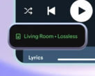 Spotify 将在 "正在播放 "视图（如图）和 "连接选取器 "中添加标签系统。(图片来源：r/truespotify subreddit 上的 u/ThisisSpotify）