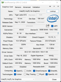 GPU-Z 英特尔iGPU