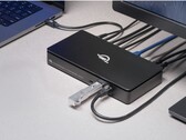 OWC Thunderbolt 5 网络基座配备了大量端口。(图片来源：OWC）