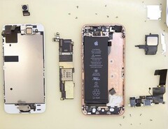 Apple iPhone SE 拆解图（来源：Vrm24）