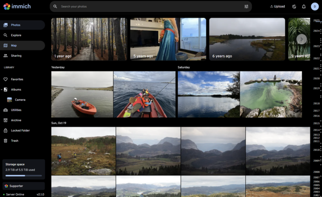 对于那些喜欢谷歌照片功能的人来说,Immich 是首屈一指的解决方案,同时还能让你控制所有数据(图片来源:Notebookcheck)