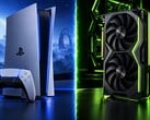 AI 生成的 PS6 和 Nvidia RTX 6060 GPU 渲染图。