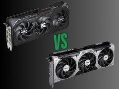 RX 9070 XT 与 RTX 5070 Ti 的销量对比（图片来源：技嘉、微星）