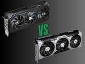 RX 9070 XT 与 RTX 5070 Ti 的销量对比（图片来源：技嘉、微星）