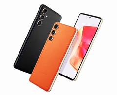 三星Galaxy C55 采用皮革外观的背面。(图片:三星)