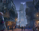 上古卷轴：Online》中旧科尔沃维亚的瑰宝 Skingrad 截屏（图片来源：《上古卷轴：Online）