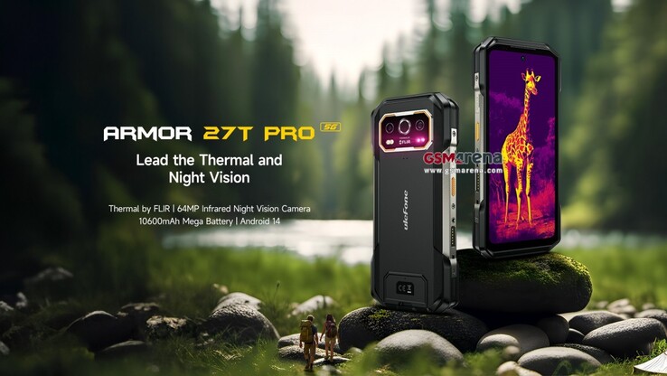 Armor 27T Pro 并不特别薄。(图片：Ulefone，来自 GSMArena）