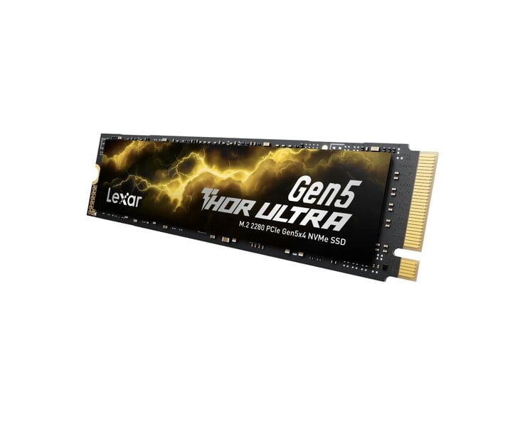 Lexar Thor Ultra M.2 2280 PCIe Gen 5 固态硬盘。