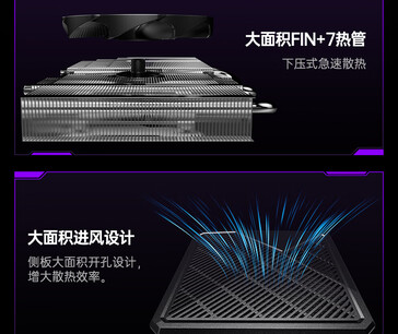 迷你 PC 的冷却装置（图片来源：JD.com）