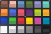 ColorChecker Passport: The lower half of each area of colour displays the reference colour