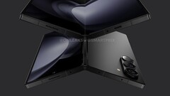 Galaxy Z Fold6&quot; 效果图。(来源：OnLeaks x SmartPrix）