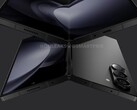 Galaxy Z Fold6" 效果图。(来源：OnLeaks x SmartPrix）
