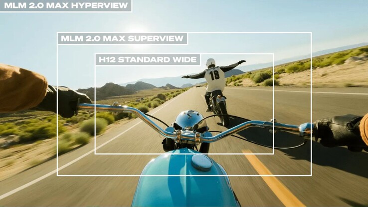 Max Lens Mod 2.0 可将视场角扩大到超宽的 177°，还支持垂直捕捉（图片来源：GoPro）