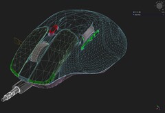 Keychron M6 8K 开源模型在 FreeCAD 中的截图