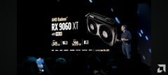 12 GB 应成为 1080p 显卡的新标准。图:RX 9060 XT 演示幻灯片(图片来源:AMD)