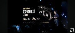 12 GB 应成为 1080p 显卡的新标准。图：RX 9060 XT 演示幻灯片（图片来源：AMD）