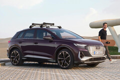 奥迪目前为其 e-tron 和 e-tron Sportback 紧凑型电动 SUV 提供照明和半自动泊车套件。(图片来源：奥迪）