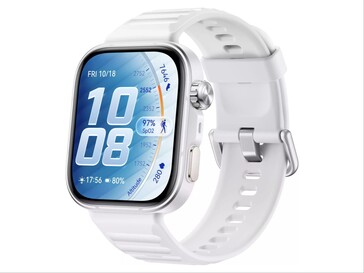 华为 Watch Fit 5 Pro 白色非官方效果图。