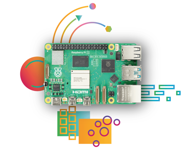 Raspberry Pi 5 是游戏流媒体客户端的绝佳解决方案，它有足够的端口，可以根据需要插入鼠标、键盘和游戏手柄（来源：RaspberryPi.org）。