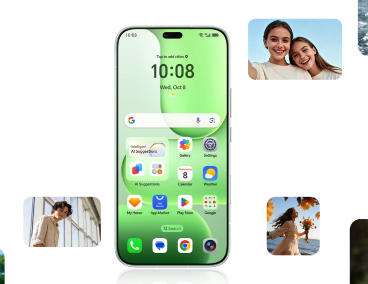 Honor 600e 配备 120 Hz AMOLED 显示屏