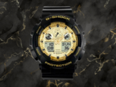 卡西欧 GA-100GGB-1A9（如图）是四款全新黑金系列手表之一。(图片来源：Hatyai-Nalika, 已编辑）