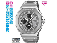 即将推出的卡西欧 GMC-B2100ADS-1ADR 的日志/规格表效果图。 