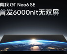 Realme 分享 GT Neo6 SE 的屏幕参数（图片来源：Realme）