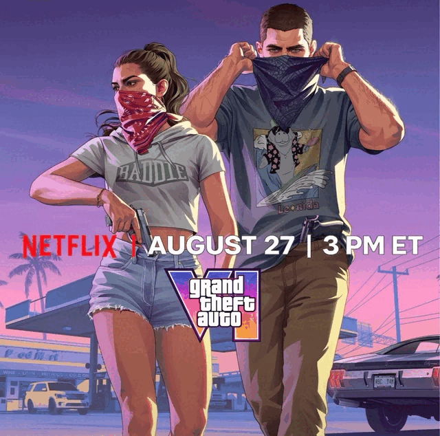 《GTA 6》“Extend Look”的艺术图。