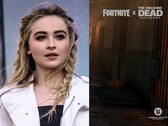 堡垒之夜》行尸走肉 Sabrina Carpenter 内容(图片来源:Epic Games,Justin Higuchi)