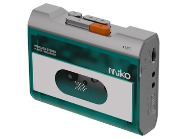 另一侧是蓝牙开关和 3.5 毫米音频输入/输出插孔。