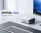 Minisforum UM750L Slim 只有银色可选，电源按钮采用对比色。(图片来源：Minisforum）