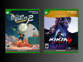 图为《外面的世界 2》和《忍者外传 4》Xbox 零售包装盒（图片来源：PNP Games）