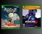 图为《外面的世界 2》和《忍者外传 4》Xbox 零售包装盒（图片来源：PNP Games）