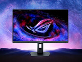 ROG Strix XG27JCG 可能会在 2026 年的 CES 上正式亮相。图为这款游戏显示器的宣传图片。(图片来源：华硕）