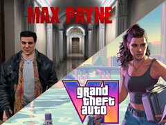 Max Payne 和 GTA VI 横幅(图片来源:Steam,Rockstar Games 经编辑)
