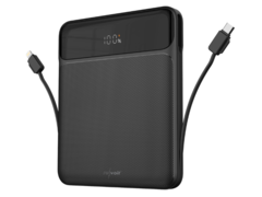 新款 revolt 电源箱集成了 USB-C 和Lightning 电缆。(图片来源：Pearl）