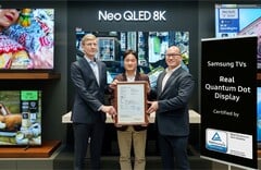 三星电视和显示器 QLED 电视 三星量子点技术认证（图片来源：三星）
